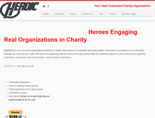 Tablet Screenshot of heroicinc.org